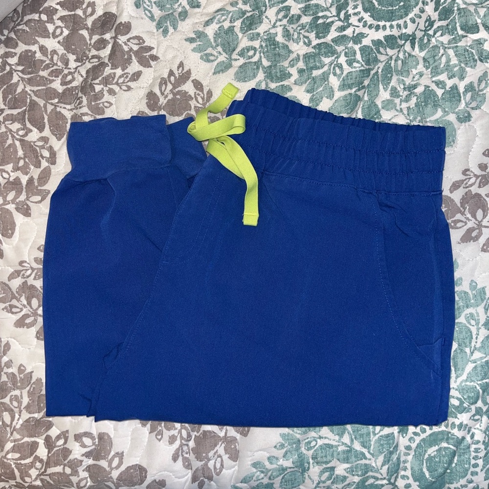 FIGS Women's Electric Blue Zamora™ - Jogger Scrub Pants - L